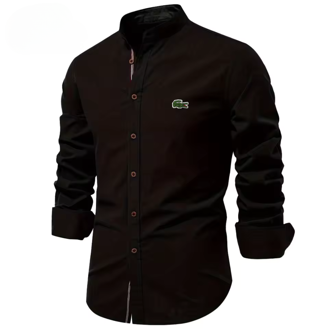 LCST™ Chemise en coton à col montant pour homme
