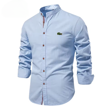 LCST™ Chemise en coton à col montant pour homme