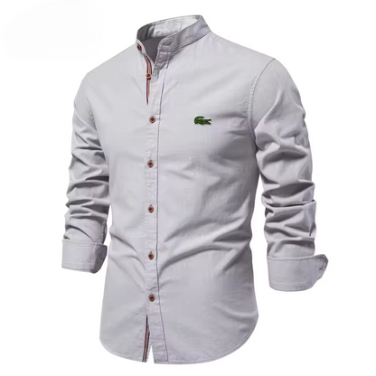 LCST™ Chemise en coton à col montant pour homme