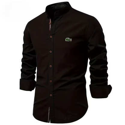 LCST™ Chemise en coton à col montant pour homme