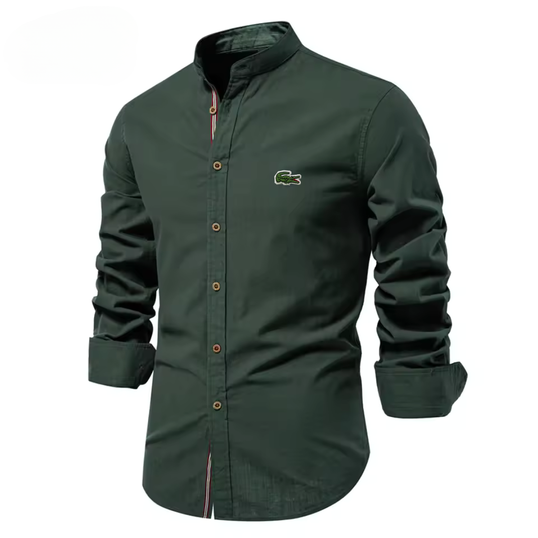 LCST™ Chemise en coton à col montant pour homme